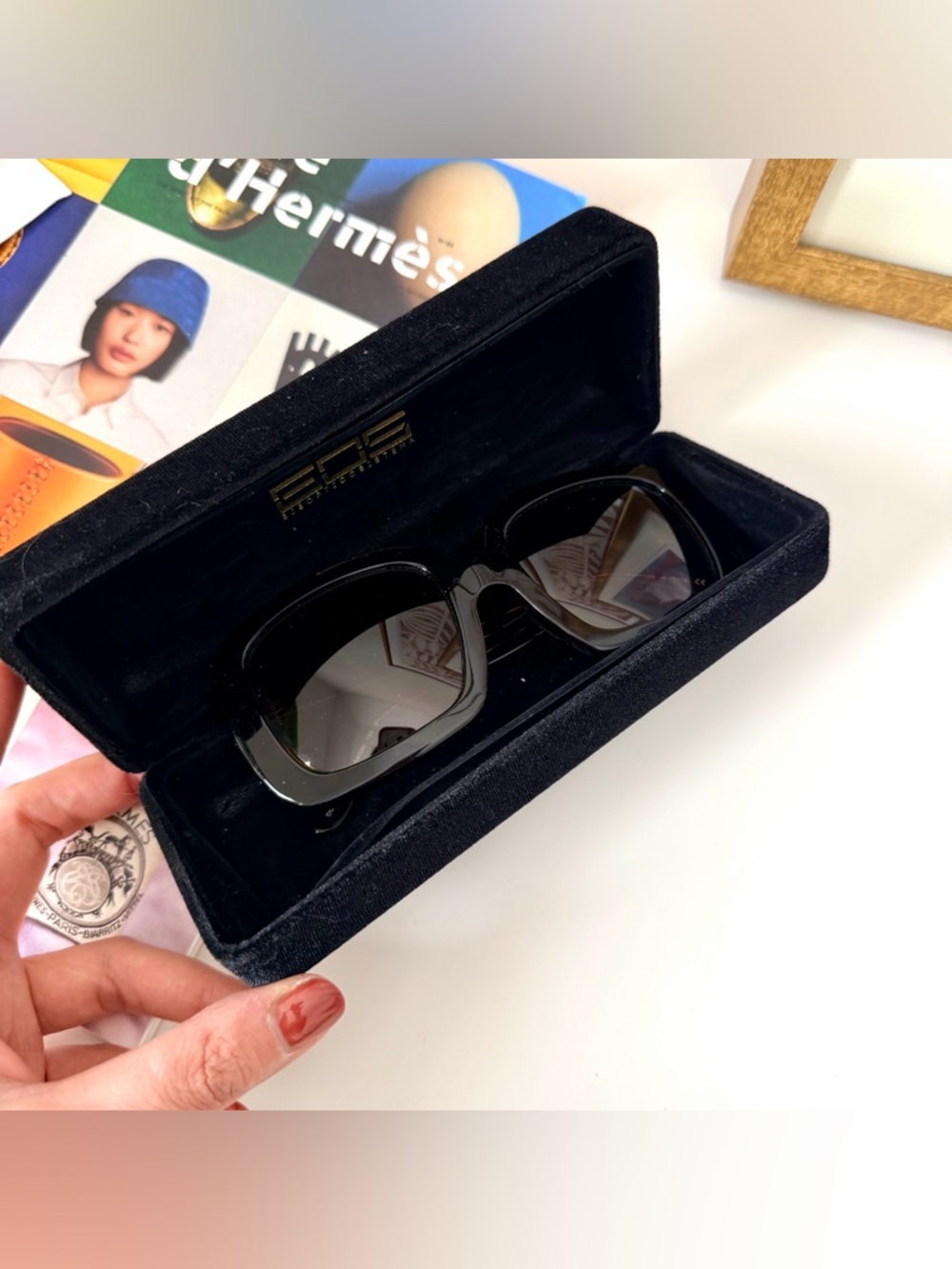 Vintage Dolce & Gabbana Havana Oversized Square Sunglasses - Picture 9 of 9